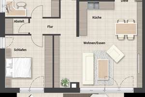 Bezaubernde 3.Zi. Wohnung mit Garten – Panoramastrasse 4, 70714 Universität, Stuttgart – Vorschaubild 12