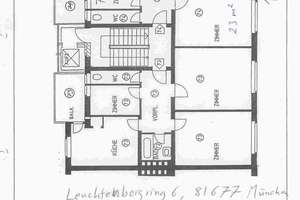 2,5-Zimmer modernisierte Altbau Wohnung mit West Balkon und Tiefgarage in München-Haidhausen – Leuchtenberg Ring 6, 81677 Steinhausen, München – Vorschaubild 13