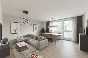 Handwerker gesucht! 3-Zimmer-Wohnung mit Loggia und Blick in den Wald in D-Unterbach