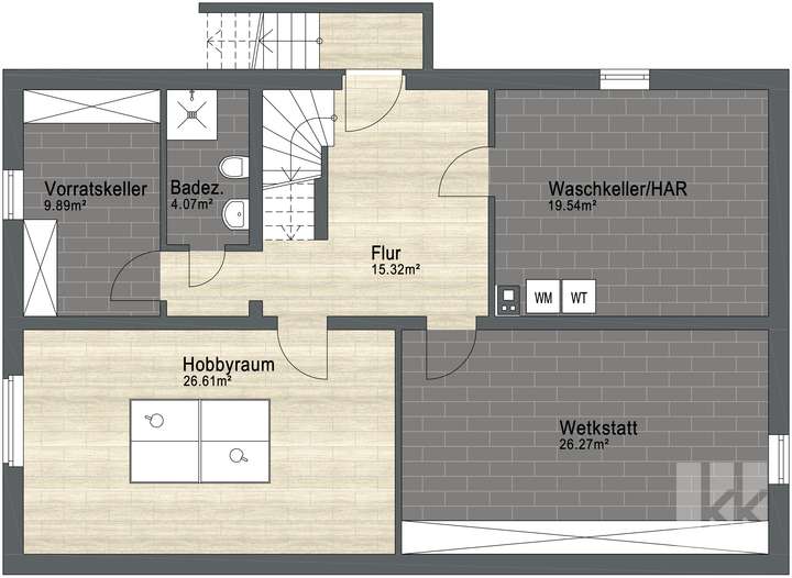 Grundriss Kellergeschoss