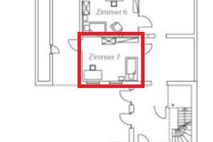Ein helles Zimmer im ruhigen Gemeinschaftshaus
