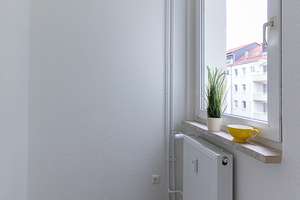 Wohnen in Bad Salzelmen. Frisch sanierte 1-Raum Wohnung im Erdgeschoss mit Dusche und Balkon direkt  – Lindenstraße 34, 39218 Schönebeck (Elbe) – Vorschaubild 5