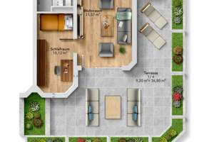 Tolle Terrassenwohnung in gefragter Lage! Saniertes Badezimmer! – Ungererstr. 110, 80805 Alte Heide-Hirschau, München – Vorschaubild 13