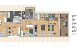 *** Exklusive Neubauwohnung mit XXL-Loggia und Garagenstellplatz *** – Die vollständige Adresse der Immobilie erhältst du vom Anbieter., 86156 Kriegshaber, Augsburg – Vorschaubild 8