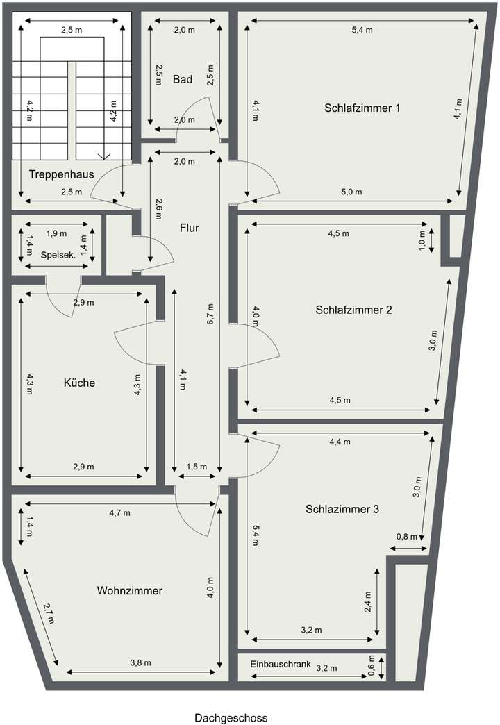 Grundriss - Dachgeschoss