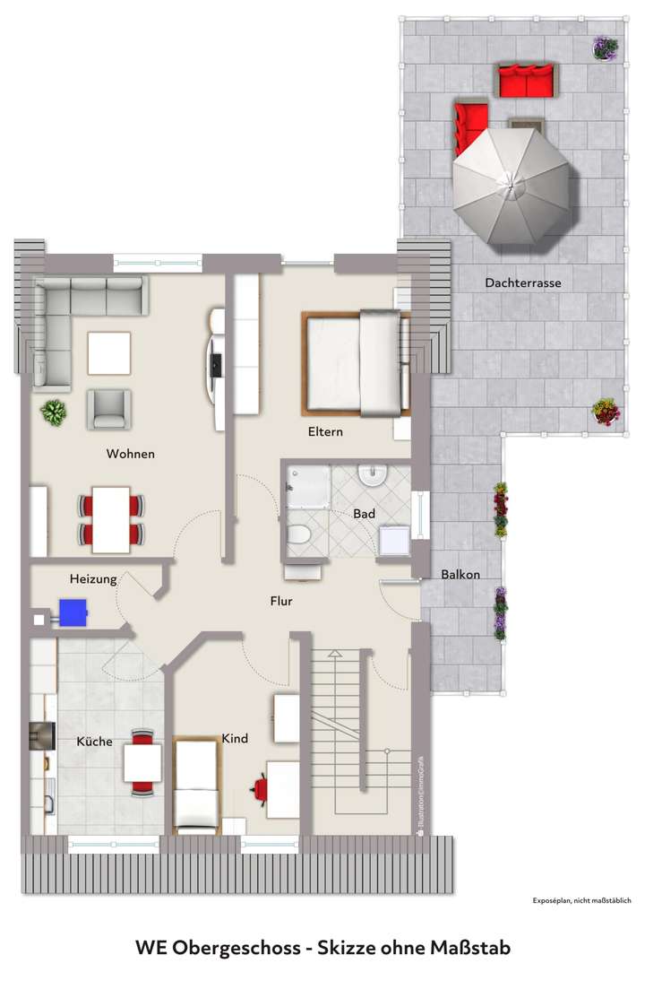 Grundriss Dachgeschoss