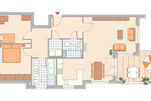 3 Zimmer Erdgeschoßwohnung mit Terrasse und Gartennutzung – Mainzer Straße 14, 65185 Südost, Wiesbaden – Vorschaubild 7