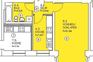 gemütliche 1-RWE in MD-Sudenburg – Klausenerstr. 6/8, 39112 Sudenburg, Magdeburg – Vorschaubild 6