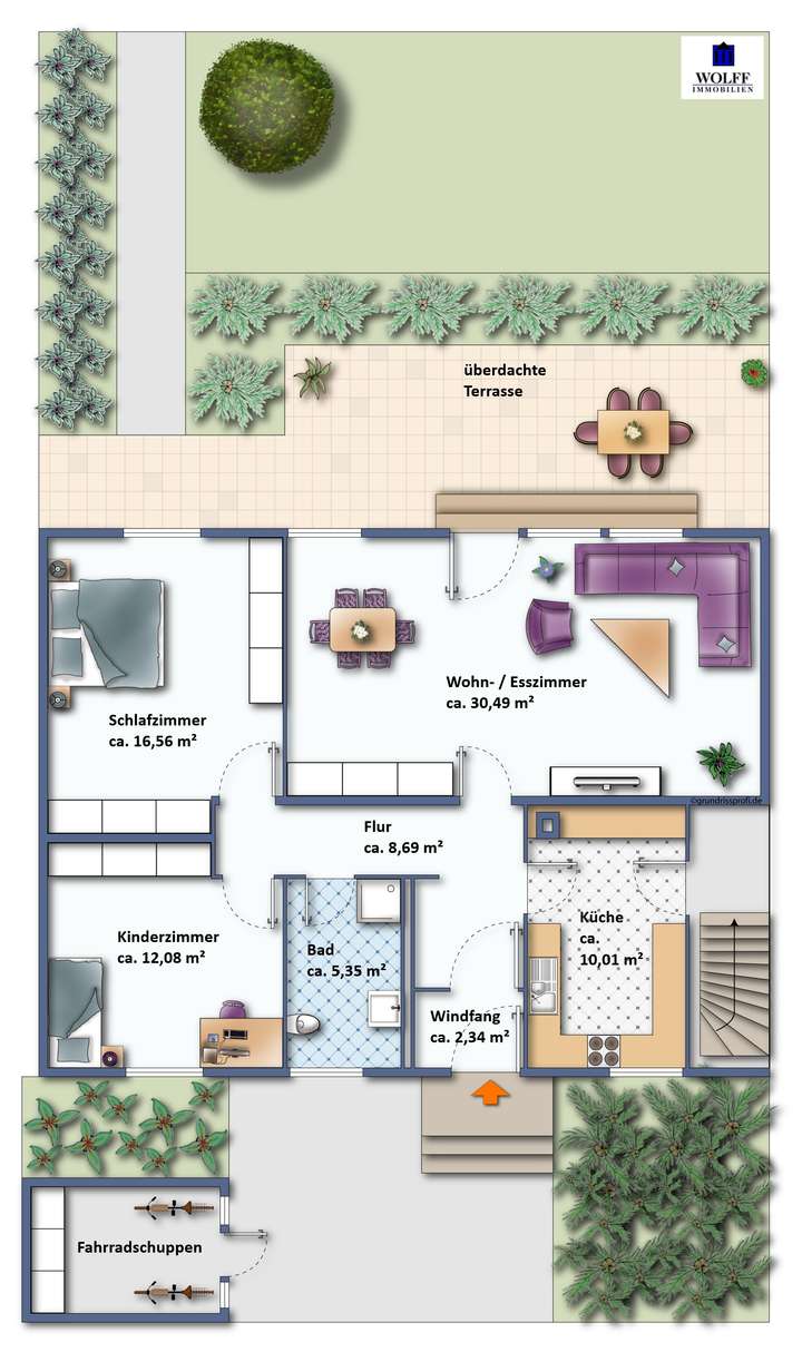 Grundriss Erdgeschoss