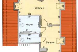 Vermietete 2-Zimmer-Dachgeschosswohnung mit Einbauküche in Reutershagen – Die vollständige Adresse der Immobilie erhältst du vom Anbieter., 18069 Reutershagen, Rostock – Vorschaubild 2