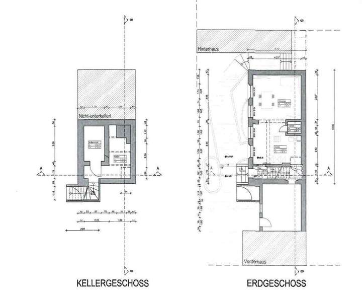 Grundriss Keller und