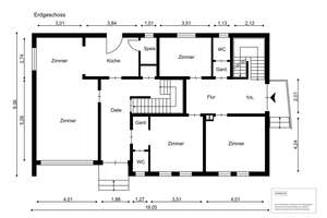 Solides Rotklinkerhaus mit einer frei lieferbaren und einer bereits gekündigten Mietwohnung – Die vollständige Adresse der Immobilie erhältst du vom Anbieter., 21522 Hohnstorf (Elbe) – Vorschaubild 6