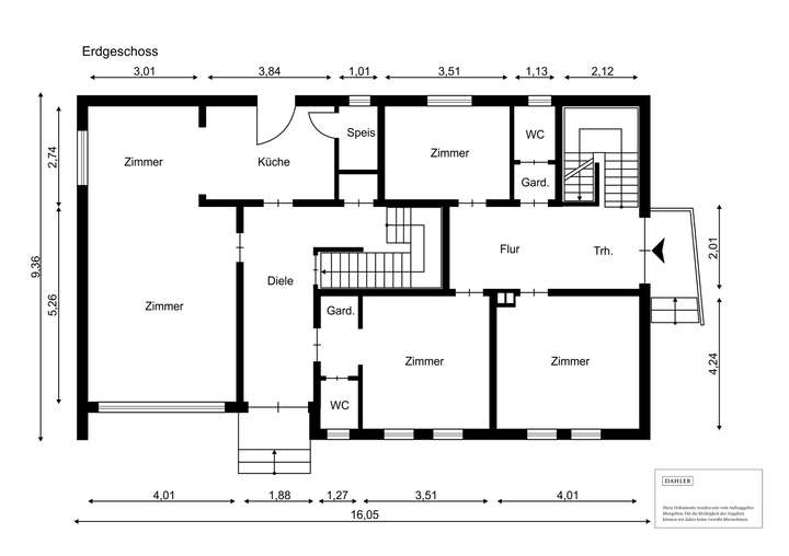 Grundriss Erdgeschoss