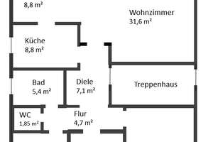 Viel Platz für den Alltag: Großzügige 5-Zimmer-Wohnung in Münster – Die vollständige Adresse der Immobilie erhältst du vom Anbieter., 64839 Münster – Vorschaubild 2