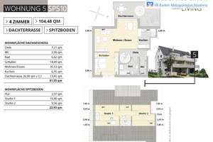 Letzte Einheit: 4-Zimmer-Maisonette-ETW inkl. Studio mit Süd-West-Dachterrasse in KFW 40 Standard!