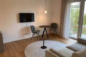 Kompakte vollmöblierte 1-Zimmer-Wohnung mit Balkon und Fußbodenheizung in Schönefeld – Theodor-Fontane-Allee 6A, 12529 Schönefeld – Vorschaubild 6