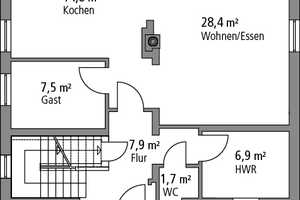 Neubau einer massiven Stadtvilla in Witten-Herbede mit traumhafter Weitsicht! – Kirchstraße 34, 58456 Ennepe-Ruhr-Kreis – Vorschaubild 5
