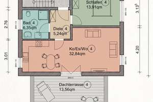 Kühlfunktion im Sommer - XXL-Balkon- Aufzug - KfW 40 - Ortsrandlage - Ausblick ins Grüne u.v.m.! – Die vollständige Adresse der Immobilie erhältst du vom Anbieter., 85051 Südwest, Ingolstadt – Vorschaubild 19