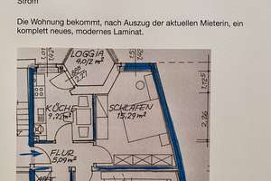 Geräumige zwei Zimmer  in ruhiger Grünlage - Wohnküche, Bad u. Gä.-WC – Chamissostraße 4, 30165 Hainholz, Hannover – Vorschaubild 11