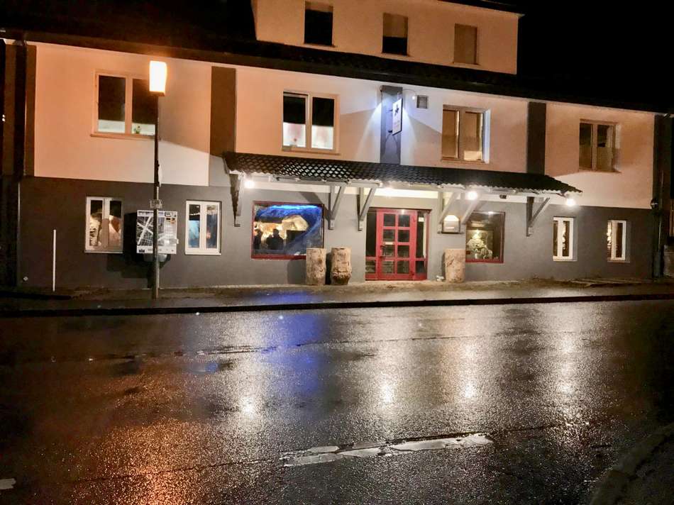Ansicht Nacht Café Bar
