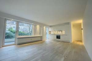 Neuwertige und moderne Einzimmerwohnung mit großem Balkon und Garage in Düsseldorf-Bilk/Flehe