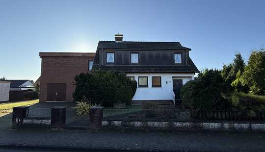 Bild von Einfamilienhaus mit Werkstatt, Garage und Einliegerwohnung in Ganderkesee