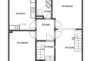 Gepflegtes und saniertes MFH mit 2 Maisonette-Wohnungen zur Selbstnutzung oder Kapitalanlage – Die vollständige Adresse der Immobilie erhältst du vom Anbieter., 47137 Mittelmeiderich, Duisburg – Vorschaubild 14