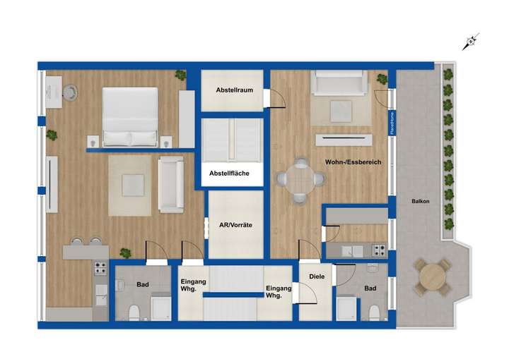 Grundriss Obergeschoss I