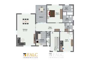 Großzügige 132 m² Wohnung mit großem Balkon und Stellplatz im gepflegten Dreifamilienhaus – Die vollständige Adresse der Immobilie erhältst du vom Anbieter., 54292 Nord, Trier – Vorschaubild 17
