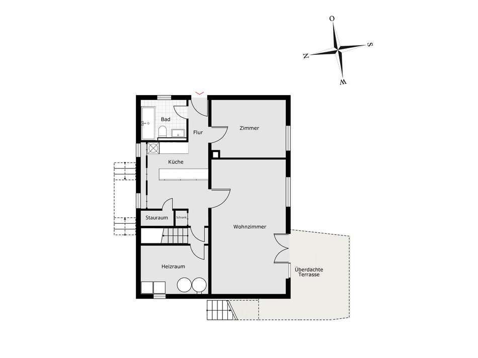 Grundriss Gartengeschoss