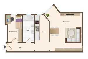 Elegante, voll möblierte 2-Zimmer-Wohnung in Prenzlauer Berg – Berlin – Vorschaubild 13