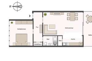 Modern sanierte und helle 2-Zimmer-Wohnung in Bergisch Gladbach, Katterbach  – Katterbachstraße 114, 51467 Katterbach, Bergisch Gladbach – Vorschaubild 33