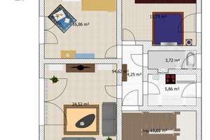 ruhige 3-Zimmer-Wohnung im zweiten Obergeschoss in Wuppertal – Die vollständige Adresse der Immobilie erhältst du vom Anbieter., 42105 Elberfeld, Wuppertal – Vorschaubild 8