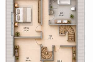 Platz für die Familie – 155 qm, 6 Zimmer, zentral und ruhig am Waldrand – Kiebitzweg 17, 28857 Syke – Vorschaubild 4
