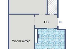 Praktische 2-Zimmer-Wohnung mit Keller in Kassel - Fasanenhof – Eisenschmiede 32, 34125 Fasanenhof, Kassel – Vorschaubild 4