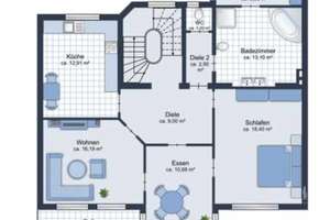 Schöne 3 Zimmern Altbauwohnung am angesagten Schiller Quartier  – Sittardstraße 82, 41061 Gladbach, Mönchengladbach – Vorschaubild 2