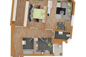 TOP renovierte Altbauwohnung in ruhiger, zentraler Lage – 80335 Sankt Benno, München – Vorschaubild 5