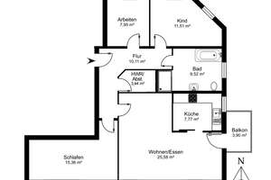 Exklusives Wohnen im Zentrum: 4 Raum Wohnung mit Balkon - Erstbezug – Die vollständige Adresse der Immobilie erhältst du vom Anbieter., 15232 Altberesinchen, Frankfurt (Oder) – Vorschaubild 14