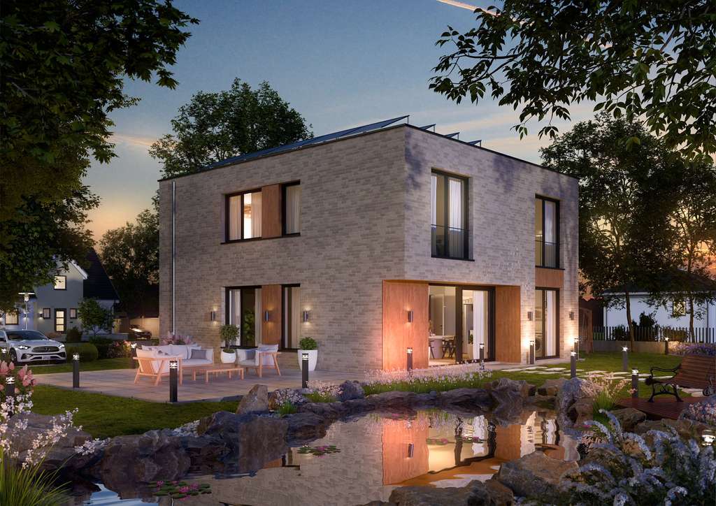 Exklusives Bauhaus mit kleinen Zugang zur Havel