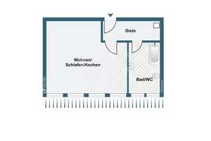 Klein, fein, mein, 1 Zimmer Wohnung in Metternich – Die vollständige Adresse der Immobilie erhältst du vom Anbieter., 56072 Metternich, Koblenz – Vorschaubild 5