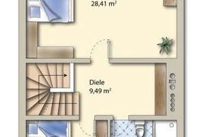 Großzügiges Reihenhaus mit Garten, Garage und ausgebautem Dachgeschoss in Neu-Ulm/Gerlenhofen – 89233 Neu-Ulm – Vorschaubild 3