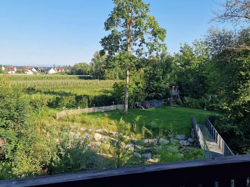 Ausblick vom Balkon