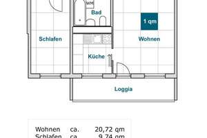 Wir sanieren für Sie: 2-Zimmerwohnung mit Balkon und Aufzug im 2.Obergeschoß! – Boxberger Str. 22, 1239 Prohlis-Süd, Dresden – Vorschaubild 2