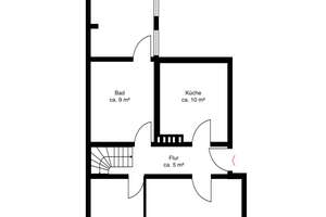Zwei Zimmer, drei Möglichkeiten – Altbau mit eigenem Untergeschoss. – Die vollständige Adresse der Immobilie erhältst du vom Anbieter., 20357 Eimsbüttel (Ortsteil), Hamburg – Vorschaubild 6