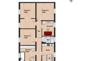 Zimmer 12,92 m² innerhalb einer großzügigen 4er-WG // 1.OG – Heinrich-Heine-Str. 1, 38440 Stadtmitte (Ortsteil), Wolfsburg – Vorschaubild 9