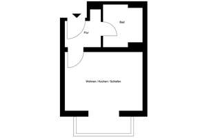 Möbliertes 1-Zimmer Studio-Apartment in Top-Lage im Herzen Schwabings – kernsaniert – Leopoldstraße 96, 80802 Münchner Freiheit, München – Vorschaubild 6