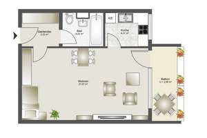 Charmante 1-Zimmer Wohnung im 4. OG in München Schwabing-West – Mittermayrstraße 27, 80796 Neuschwabing, München – Vorschaubild 13