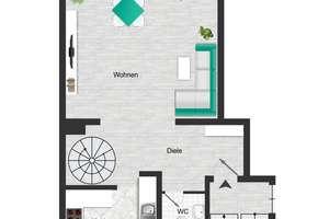 Helle und großzügige 2,5 Zimmer DG-Wohnung in Ehrenfeld – Die vollständige Adresse der Immobilie erhältst du vom Anbieter., 50825 Ehrenfeld (Ortsteil), Köln – Vorschaubild 15