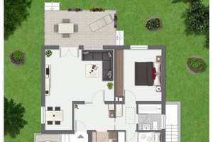 Haus im Bungalow-Stil auf großem Grundstück mit traumhaftem Garten, altem Baumbestand und Pool – Die vollständige Adresse der Immobilie erhältst du vom Anbieter., 55246 Mainz-Kostheim, Wiesbaden – Vorschaubild 11