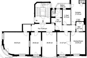 Großzügige 6-Zimmer Altbauwohnung – 80636 Sankt Vinzenz, München – Vorschaubild 5